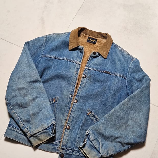 70s wrangler denim jacket