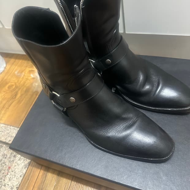 생로랑 하네스 부츠 40