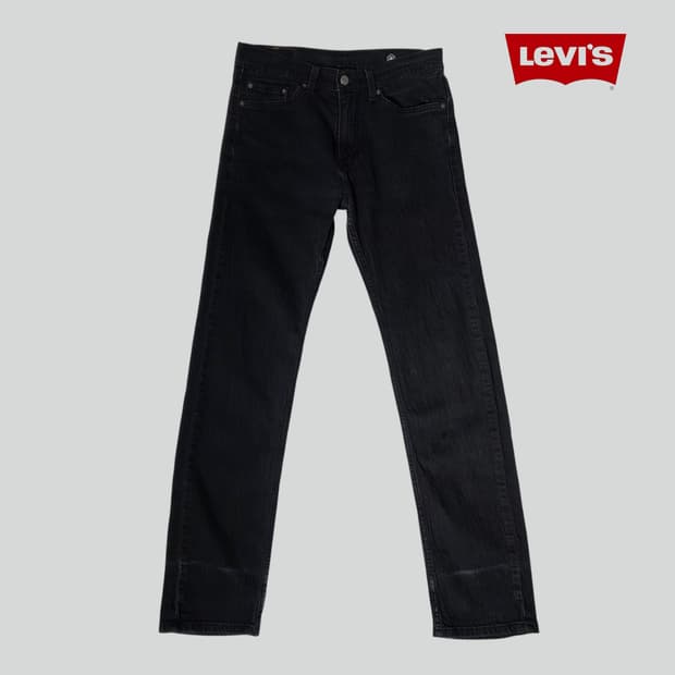 [W30L32]리바이스 505 블랙 데님 팬츠(COOL 원단)