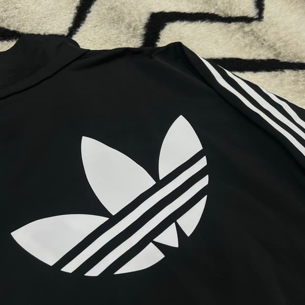 [M]아디다스 빅로고 파이어버드 져지/블랙