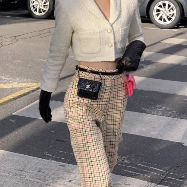 서쿠키 안비에르 크롭자켓