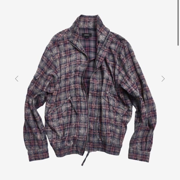 (새상품) 999휴머니티 어드벤처 체크 봄버 자켓