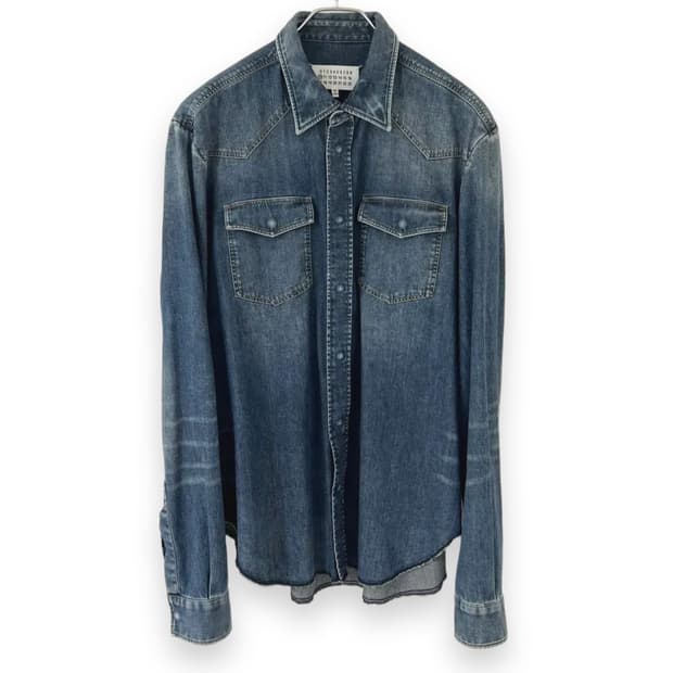 마르지엘라 웨스턴 데님 셔츠