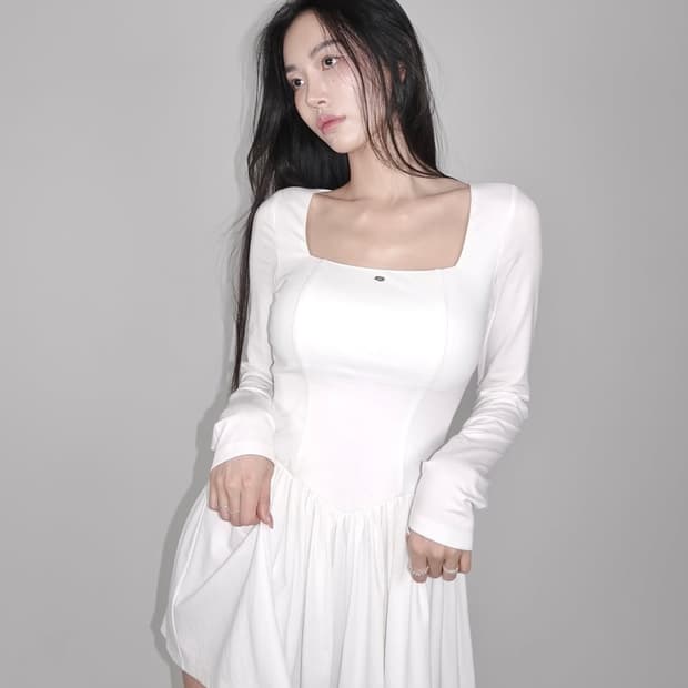 페일제이드 스케이터 원피스 화이트  2사이즈 