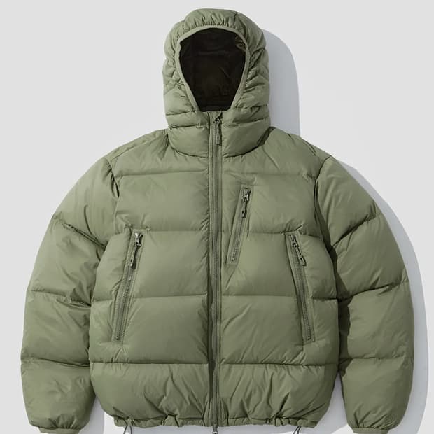 아웃스탠딩 마운틴 파카 패딩 올리브 M