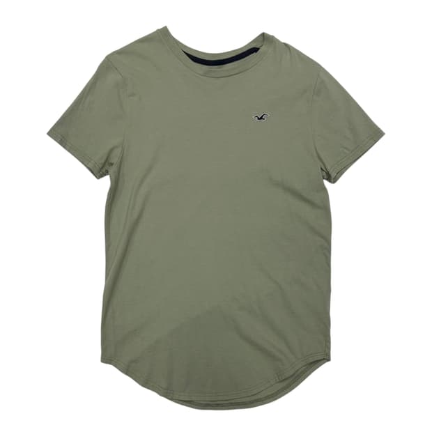 Hollister 홀리스터 올리브 반팔티 S