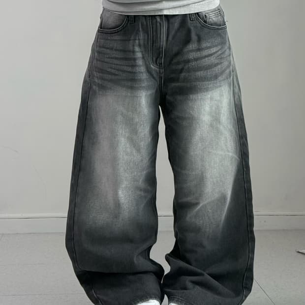 DNSR 워싱 데님팬츠 