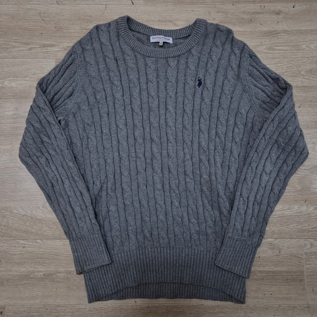 US 폴로 아센 케이블 라운드니트 XL(105)
