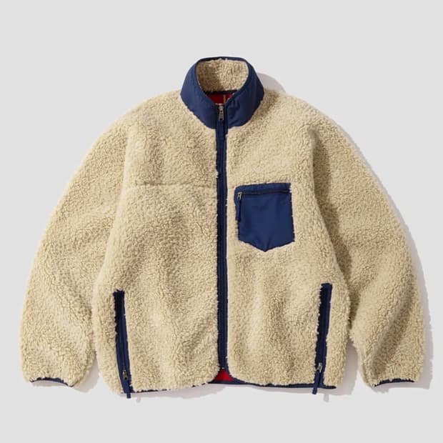 새상품))아웃스탠딩 울 플리스 마운틴 자켓 베이지 L(105~110)