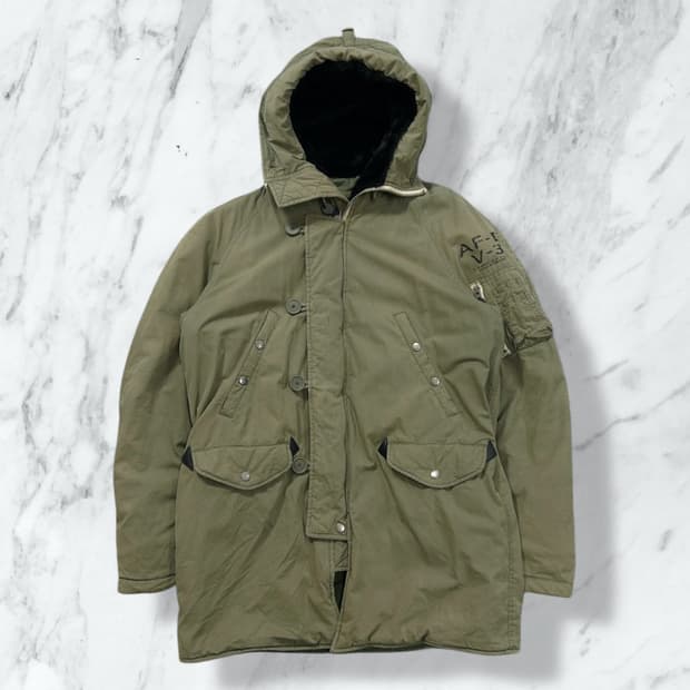 XTONZ 엑스톤즈 테스트 파일럿 헤비 파카 야상 