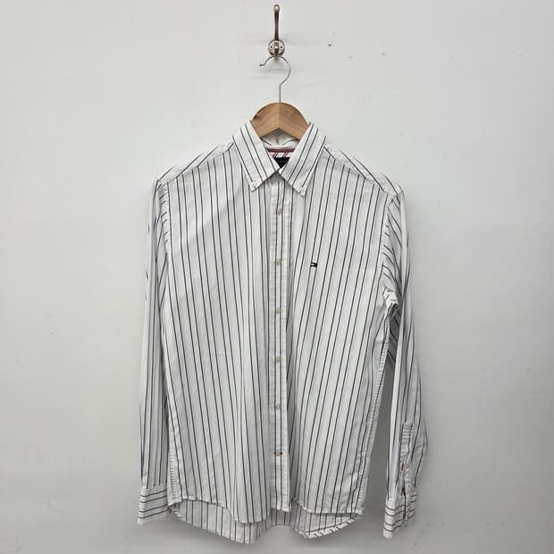 타미힐피거 스트라이프 긴팔 셔츠 남s