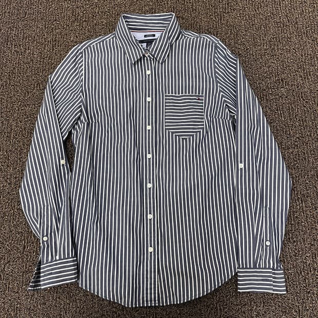 타미힐피거 여성 스트라이프 셔츠 S