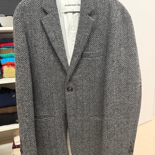앤더슨벨 헤링본 대디 자켓 L