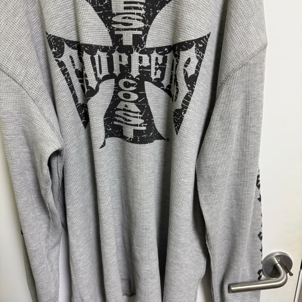 00s 웨스트 코스트 차퍼스 써멀 니트 그레이 L