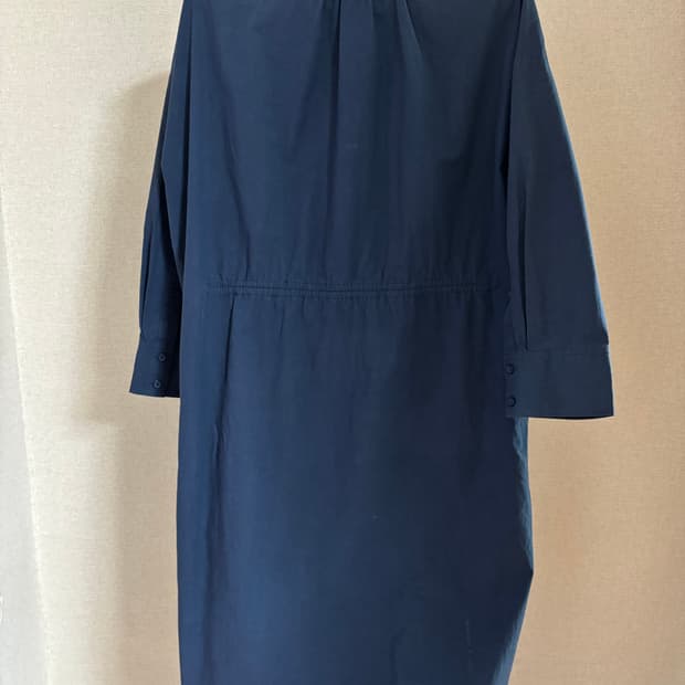 COS 코스 네이비 셔츠형 원피스