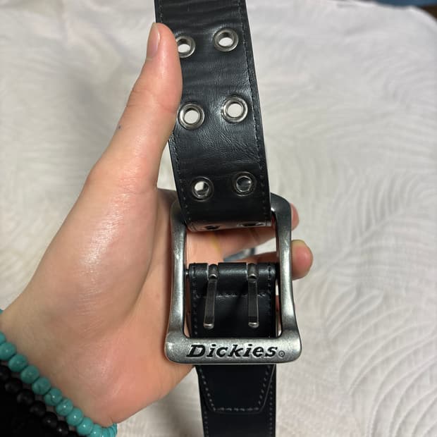 디키즈 더블 아일릿 벨트
