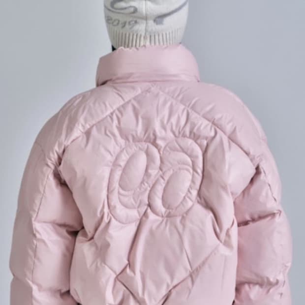 애즈온 패딩 BETTY PUFFER JACKET 핑크
