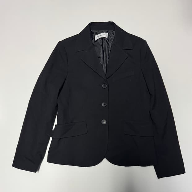 여성 칼 라거펠트 23년도 울 혼용 자켓 55 블랙 미니멀