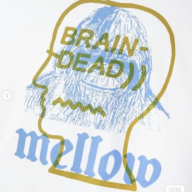 브레인데드 x 멜로우 클라이밍 티셔츠