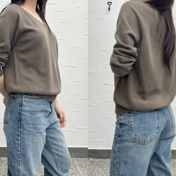 mocha angora knit