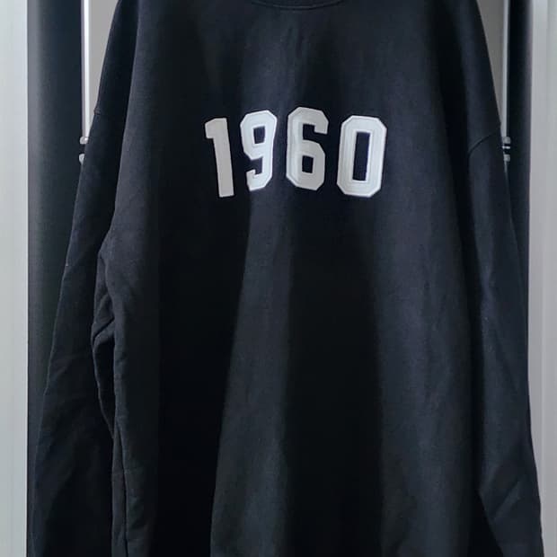 유니폼브릿지 1960 맨투맨 블랙 2XL