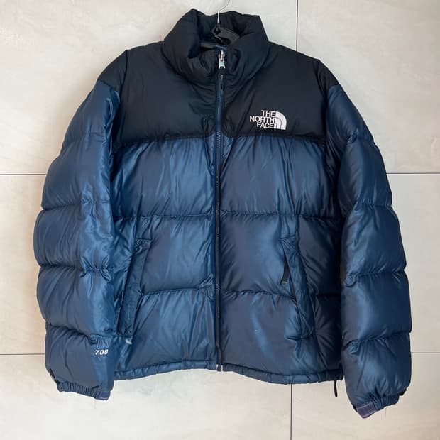 노스페이스 700 눕시 패딩 네이비/블랙 [95] 