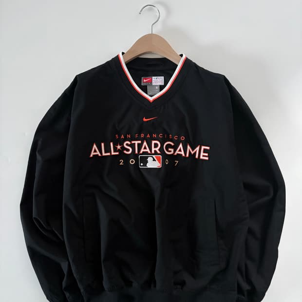 Nike 나이키 스우시 올스타 샌프란시스코 브이넥 웜업