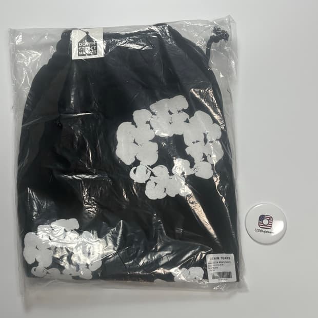 Denim tears shorts black 데님티어스 쇼츠 블랙 새상품