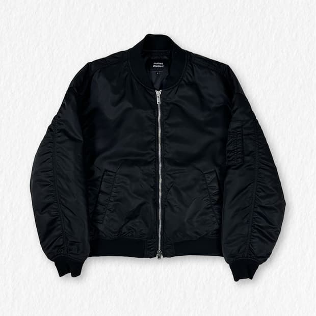 무신사스탠다드 ma-1 항공점퍼 블랙