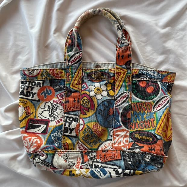 (초레어)히스테릭 글래머 아카이브 데님 토트백 가방
