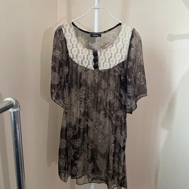 보헤미안 빈티지 블라우스