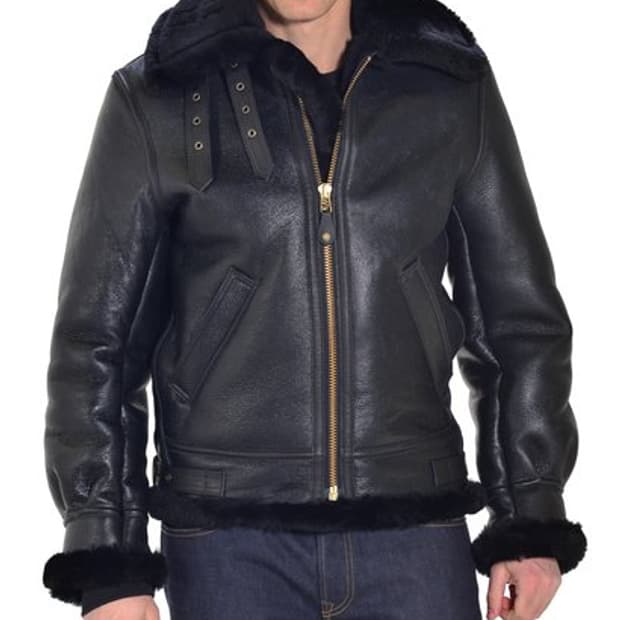 Schott NYC 무스탕 자켓 L