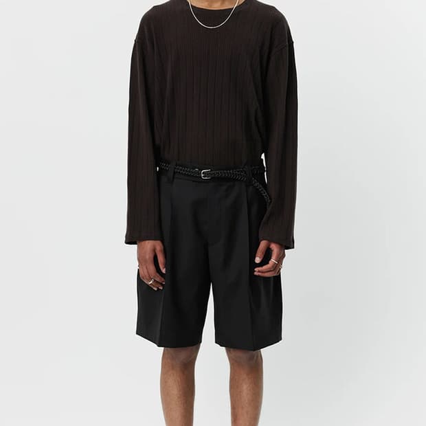 Mfpen CLASSIC SHORTS [Fine Black Stripe]
