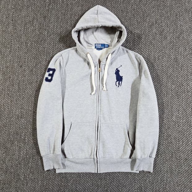 폴로 랄프로렌 빅포니 넘버3 후드집업
