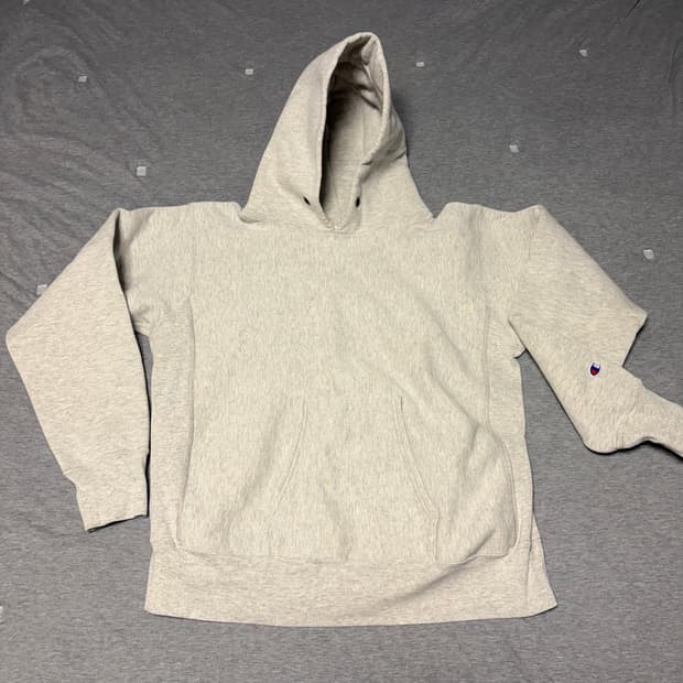 [XL] 챔피온 레드택 리버스위브 후드티