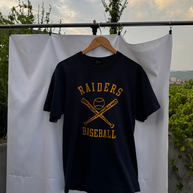 90s USA Raiders 빈티지 티 L
