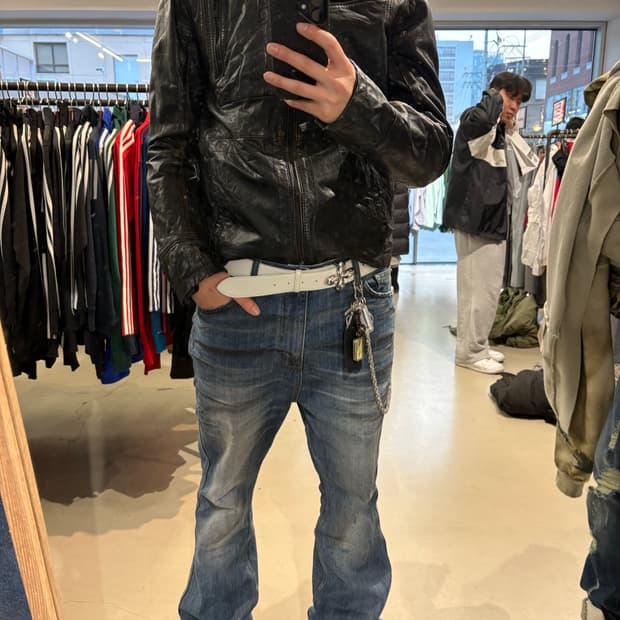 [M] 아메리칸 빈티지 가죽자켓