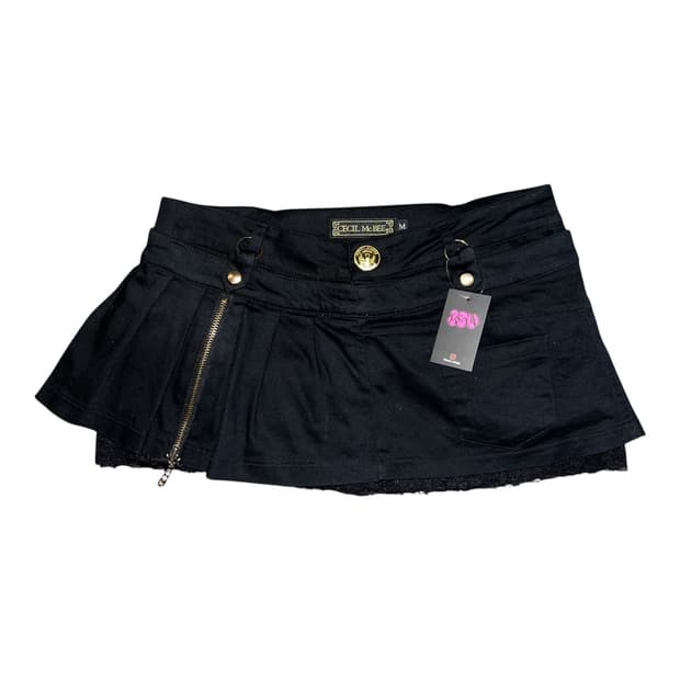 CECIL McBEE 세실맥비 레이스 레이어드 스커트 펑크y2k갸루