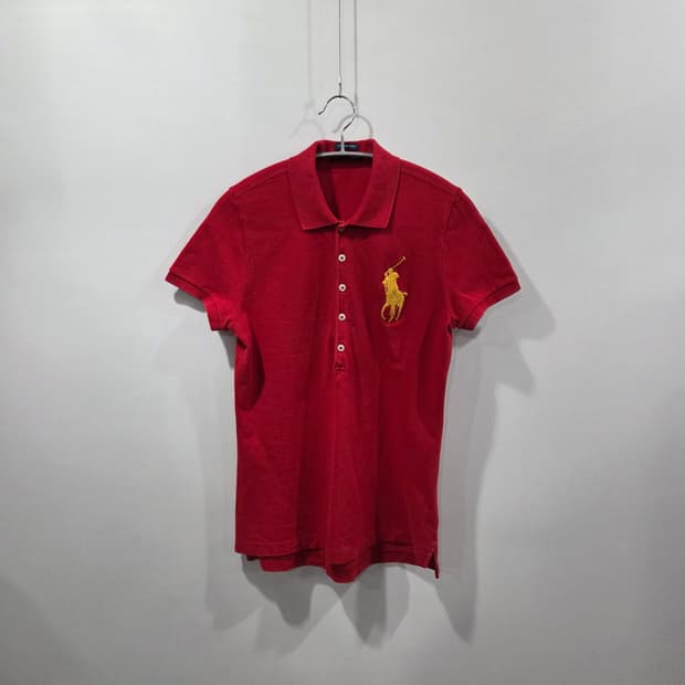 폴로랄프로렌 우먼 빅포니 피케 카라 반팔티 M 