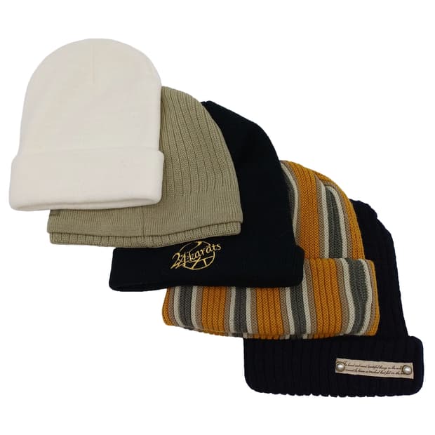 겨울 빈티지 니트 비니 5종 세트 [BF10445-154-39]