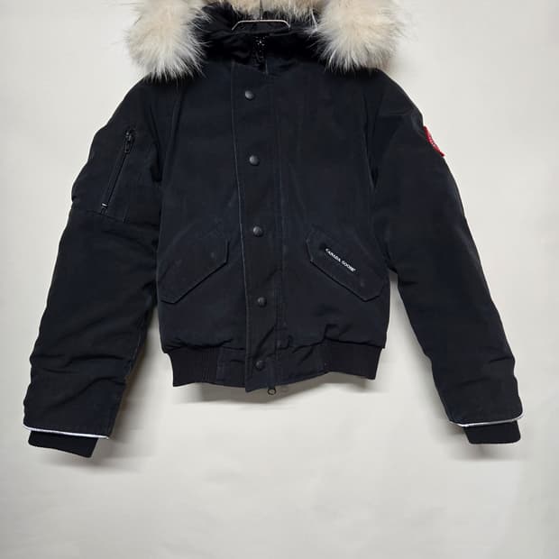 캐나다구스 키즈 칠리왁 봄버 블랙 S(7~8)