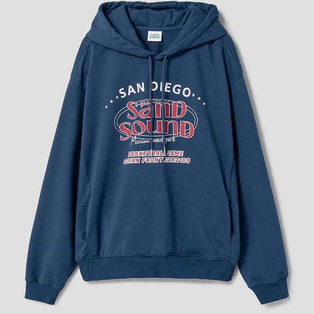 Sandsound Archie Logo Hoodie Navy