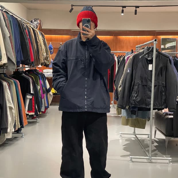 빈티지 플리스 리버시블 자켓  