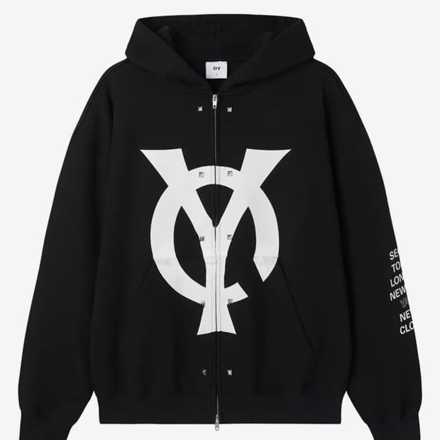 오와이 빅로고 후드집업