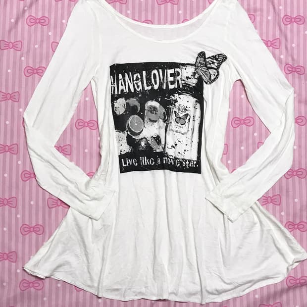 오리엔탈 나비프린팅 A핏 슬리브