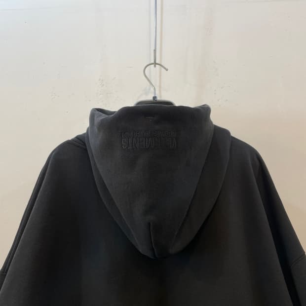 Vetements 베트멍 크리스탈 로고 오버사이즈 후드