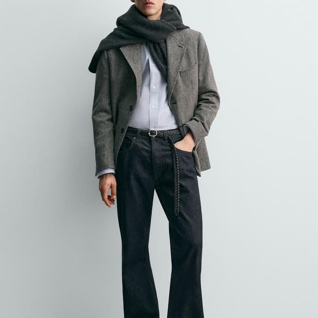 자라 아론레빈 부츠컷 데님 인디고색상 42사이즈(32인치)