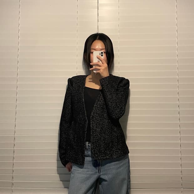 띠어리 카라리스 트위드 자켓