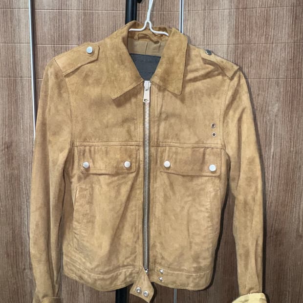 올세인츠 스웨이드 가죽자켓