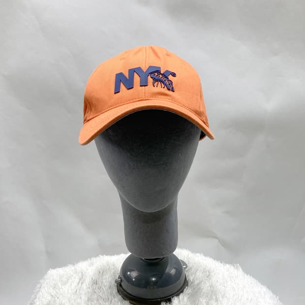 NBA 남여공용 볼캡 모자 주황 FREE